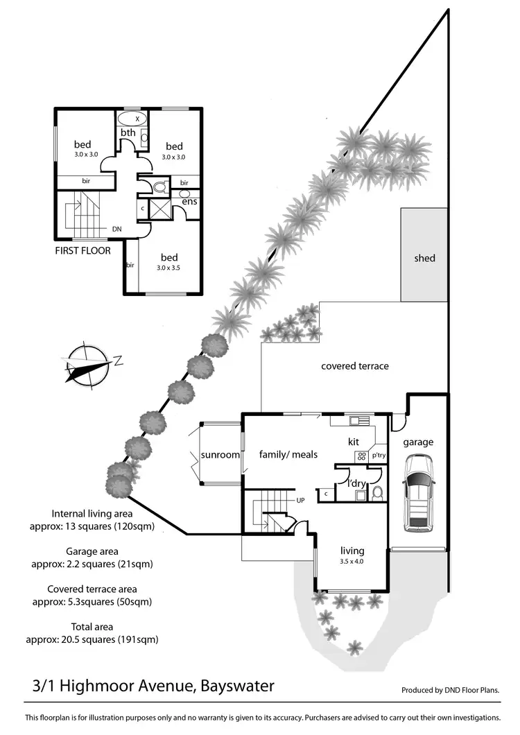 Floorplan of Homely unit listing, 3/1 Highmoor Avenue, Bayswater VIC 3153
