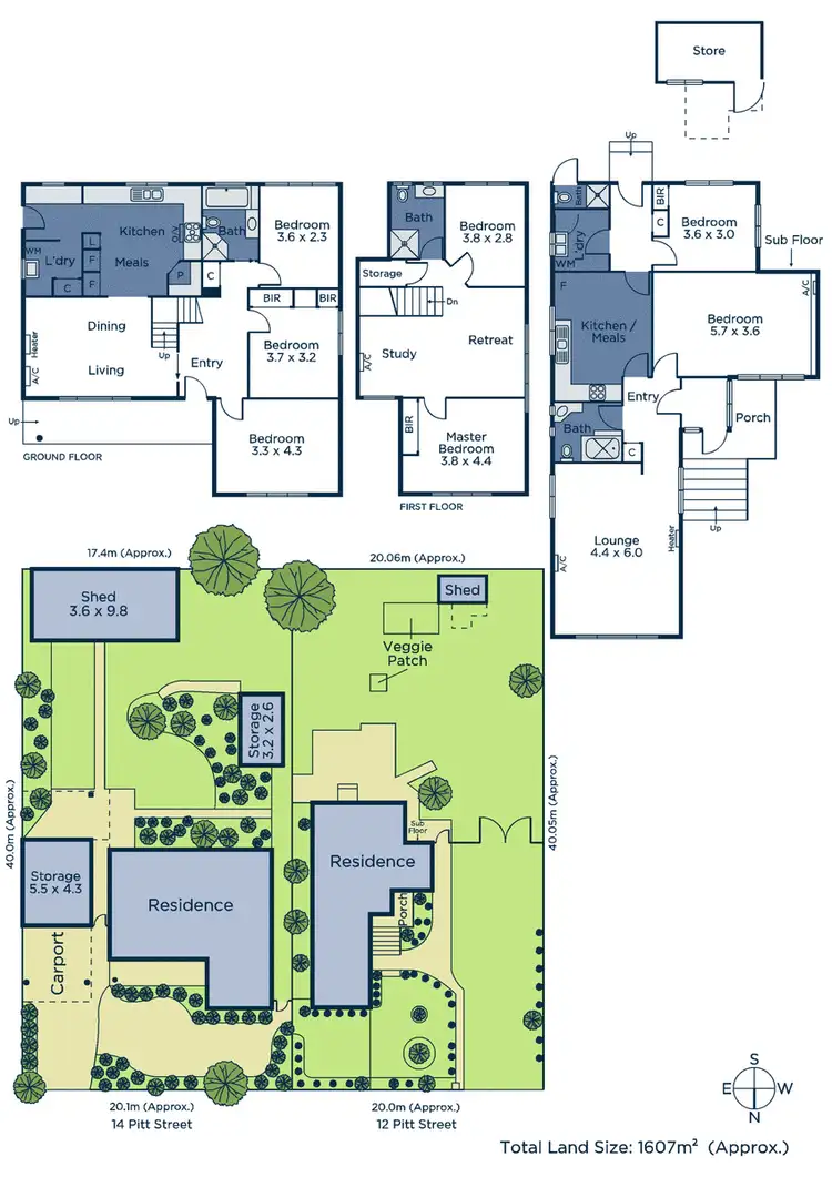 Floorplan of Homely house listing, 12-14 Pitt Street, Ringwood VIC 3134