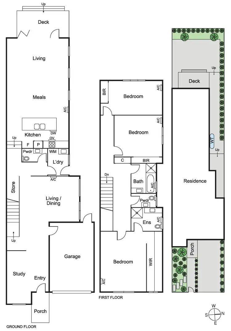 Floorplan of Homely townhouse listing, 363a Bambra Road, Caulfield South VIC 3162