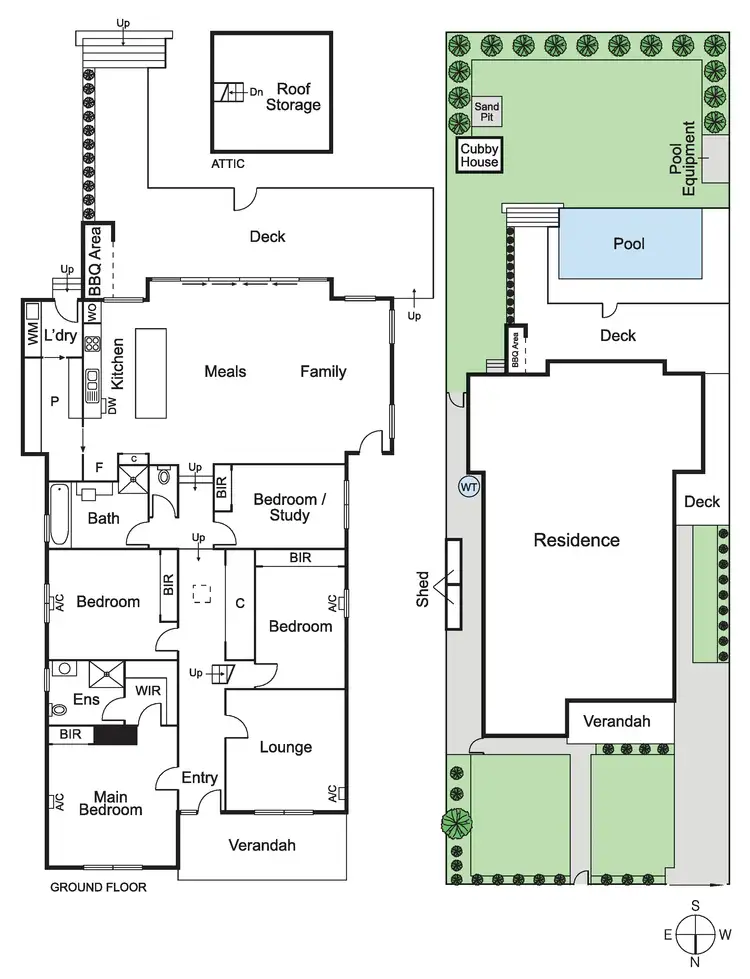 Floorplan of Homely house listing, 13 Saturn Street, Caulfield South VIC 3162