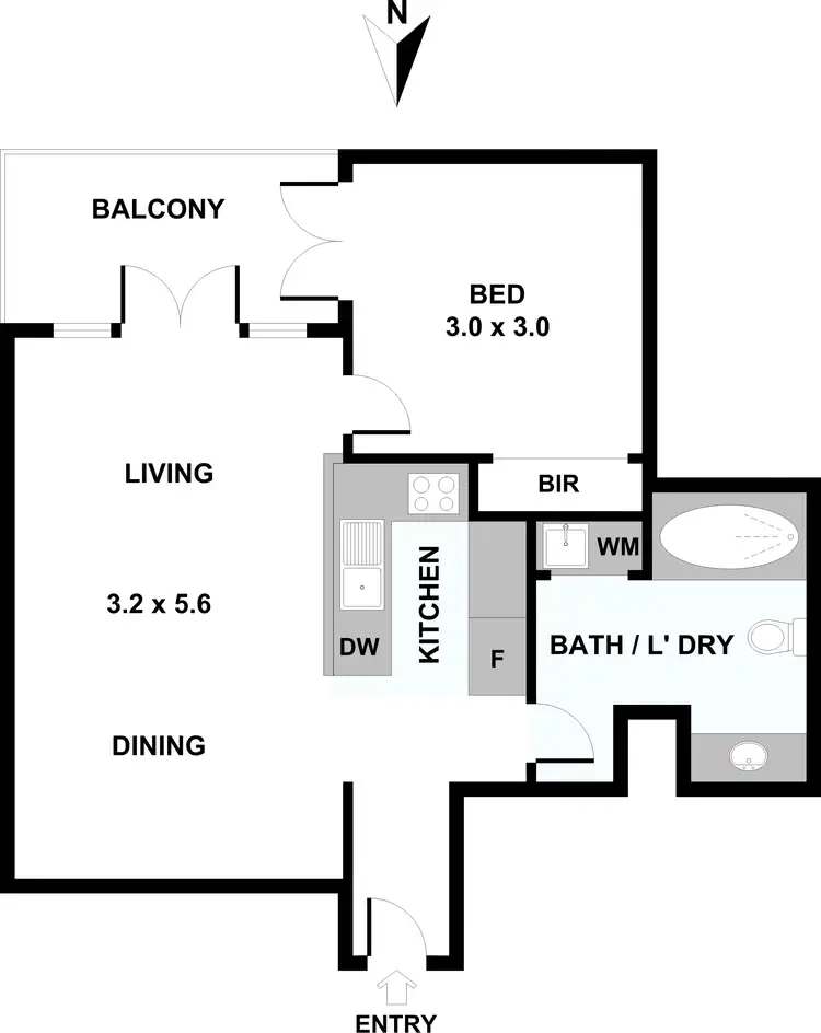 Floorplan of Homely apartment listing, G4/52 Darling  Street, South Yarra VIC 3141