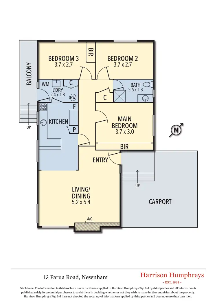 Floorplan of Homely house listing, 13 Parua Road, Newnham TAS 7248