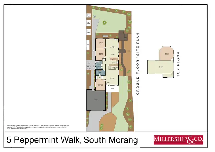 Floorplan of Homely house listing, 5 Peppermint Walk, South Morang VIC 3752