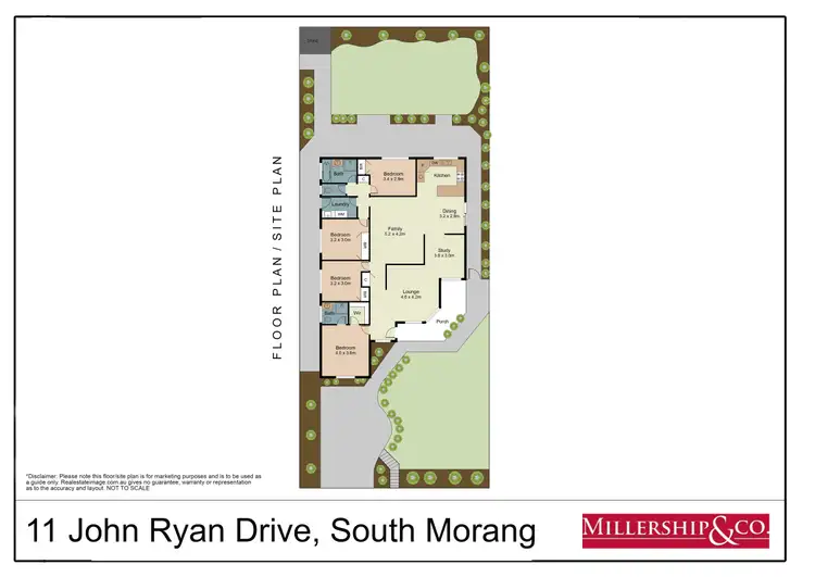 Floorplan of Homely house listing, 11 John Ryan Drive, South Morang VIC 3752