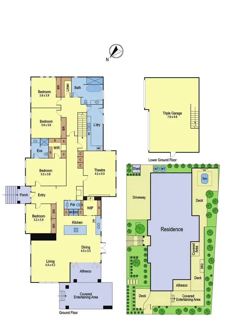 Floorplan of Homely house listing, 31 Jacaranda Drive, Diamond Creek VIC 3089