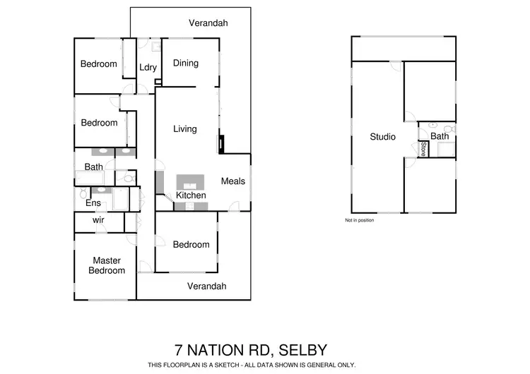 Floorplan of Homely house listing, 7 Nation Road, Selby VIC 3159