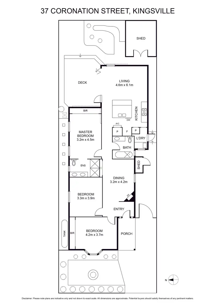 Floorplan of Homely house listing, 37 Coronation Street, Kingsville VIC 3012
