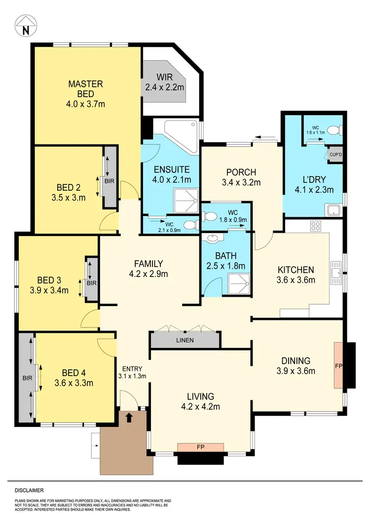 Floorplan of Homely house listing, 617 York Street, Ballarat East VIC 3350
