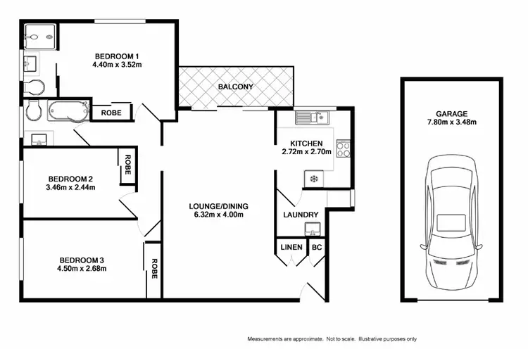 Floorplan of Homely apartment listing, 9/32-36 Chapel Street, Rockdale NSW 2216