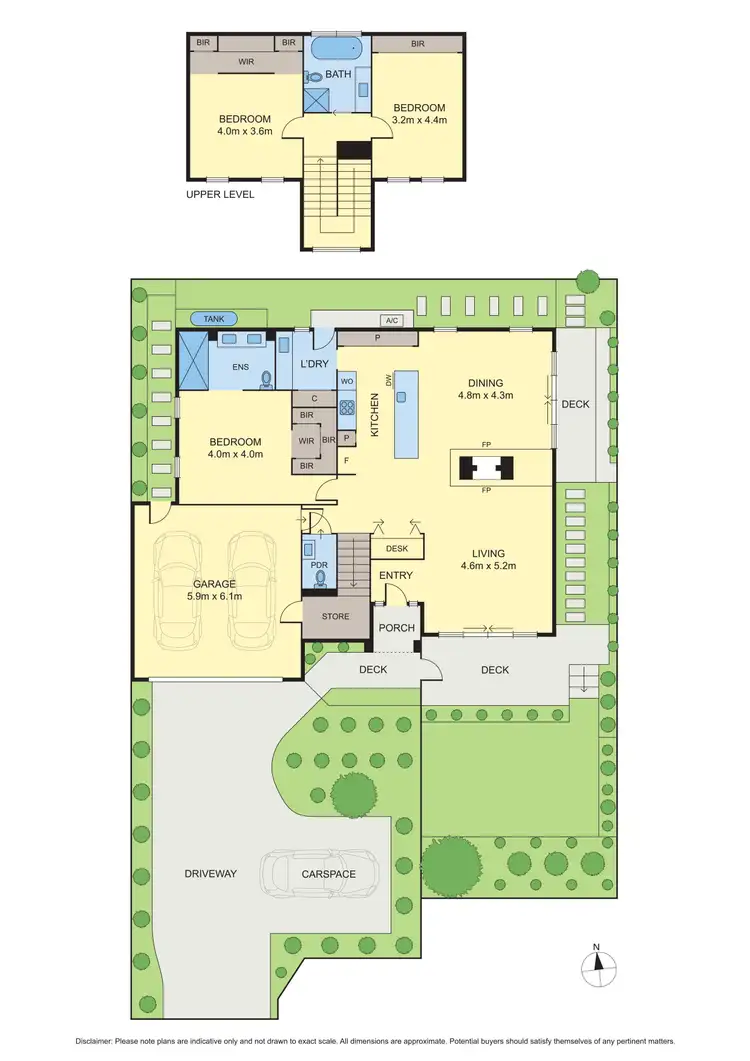 Floorplan of Homely townhouse listing, 3/73 Airlie Road, Montmorency VIC 3094