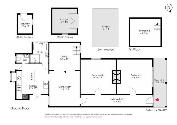 Floorplan of Homely house listing, 108 Clyde Street, Soldiers Hill VIC 3350