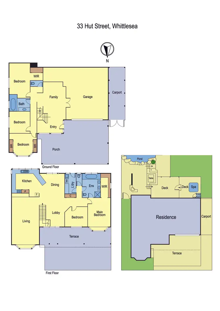 Floorplan of Homely house listing, 33 Hut Street, Whittlesea VIC 3757