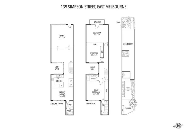 Floorplan of Homely house listing, 139 Simpson Street, East Melbourne VIC 3002