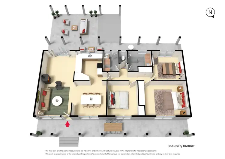 Floorplan of Homely house listing, 119 Reservoir Road, Ross Creek VIC 3351