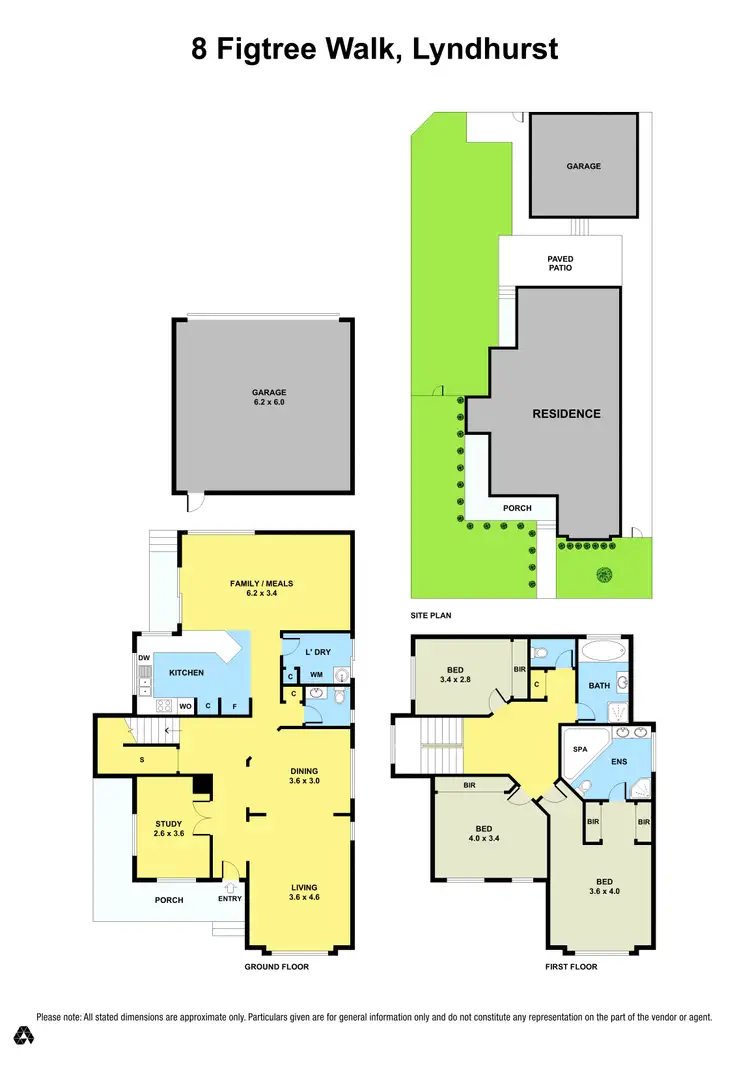 Floorplan of Homely house listing, 8 Figtree Walk, Lyndhurst VIC 3975