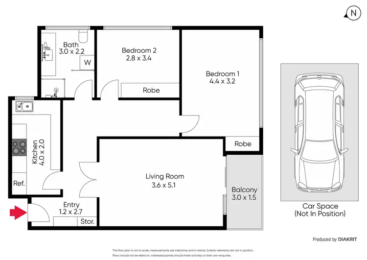 Floorplan of Homely apartment listing, 8/45A Ormond Esplanade, Elwood VIC 3184