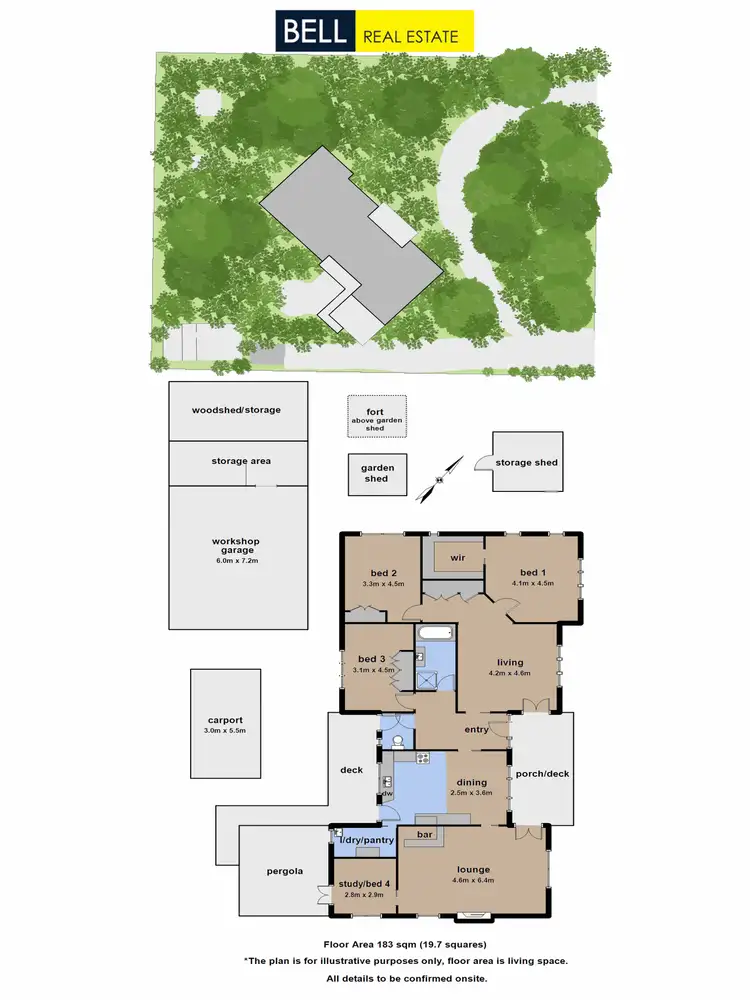 Floorplan of Homely house listing, 6 Georges Road, Sherbrooke VIC 3789