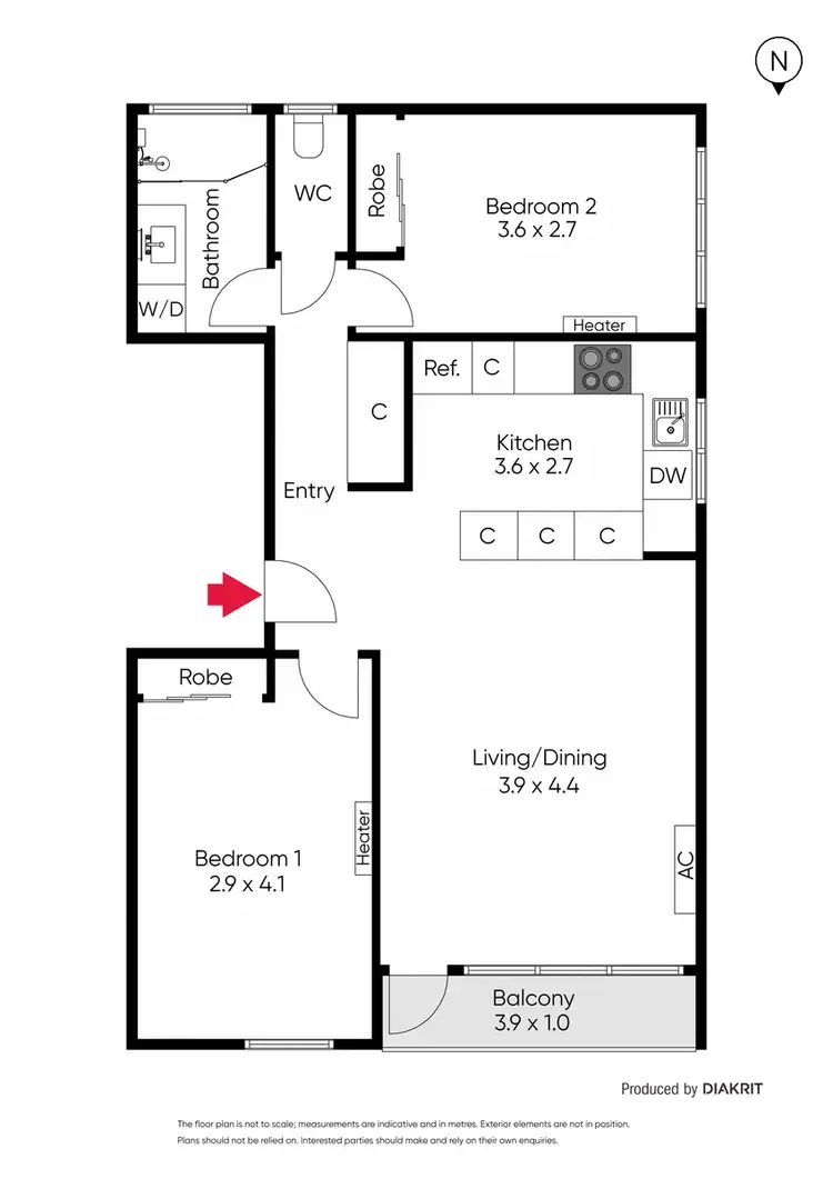 Floorplan of Homely apartment listing, 7/38A Kensington Road, South Yarra VIC 3141