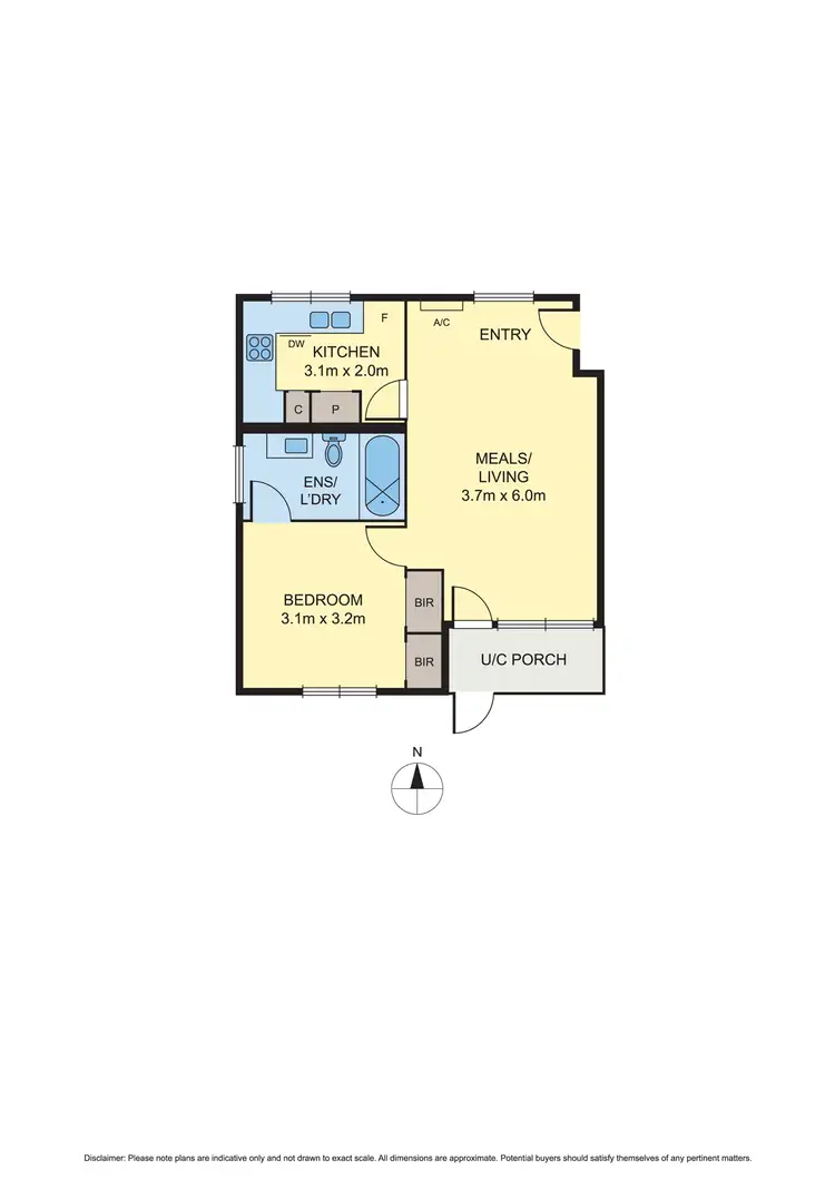 Floorplan of Homely apartment listing, 6/1419 High Street, Glen Iris VIC 3146