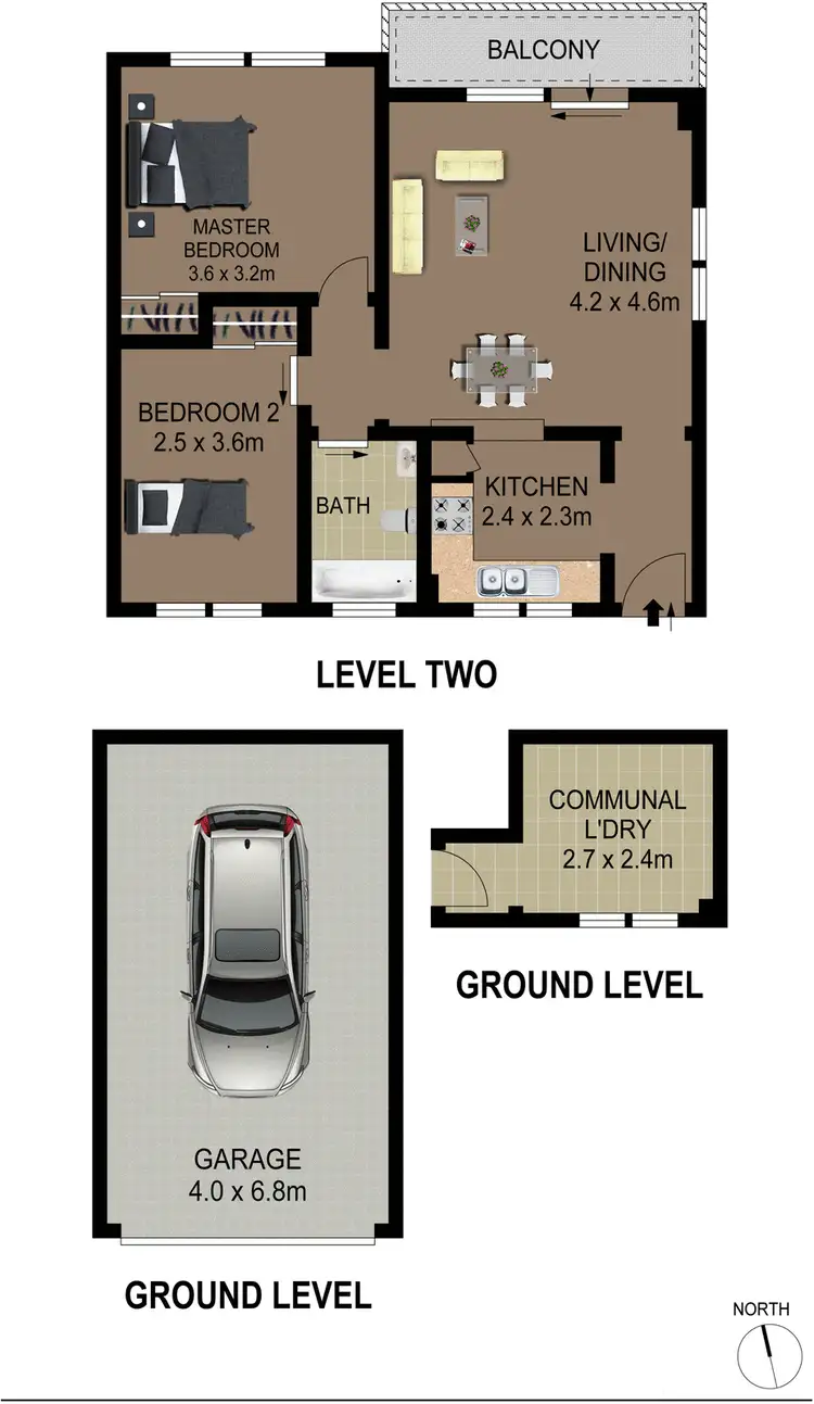 Floorplan of Homely apartment listing, 4/23 Tower Street, Vaucluse NSW 2030