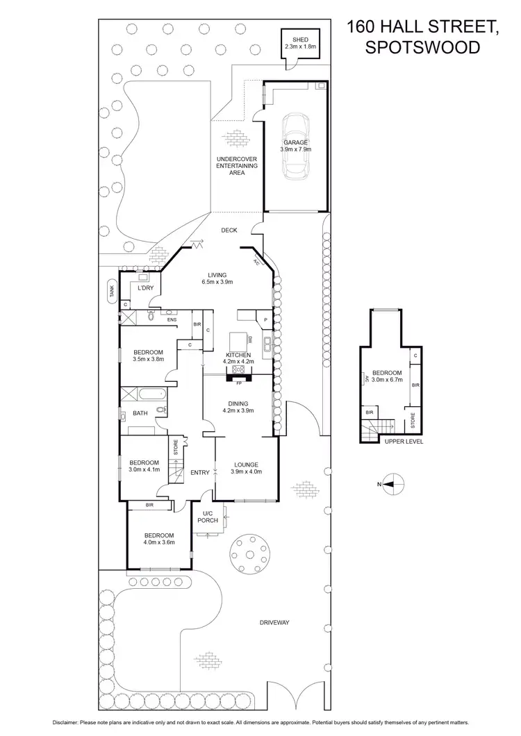 Floorplan of Homely house listing, 160 Hall Street, Spotswood VIC 3015