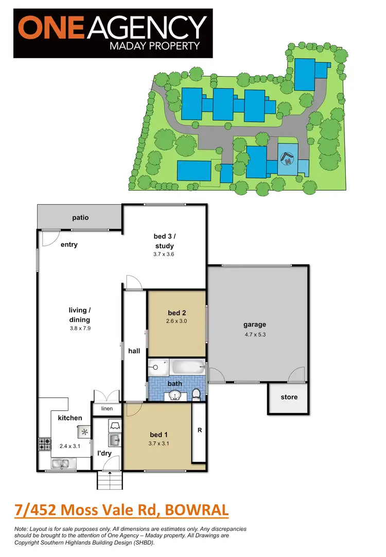 Floorplan of Homely villa listing, 7/452 Moss Vale Road, Bowral NSW 2576