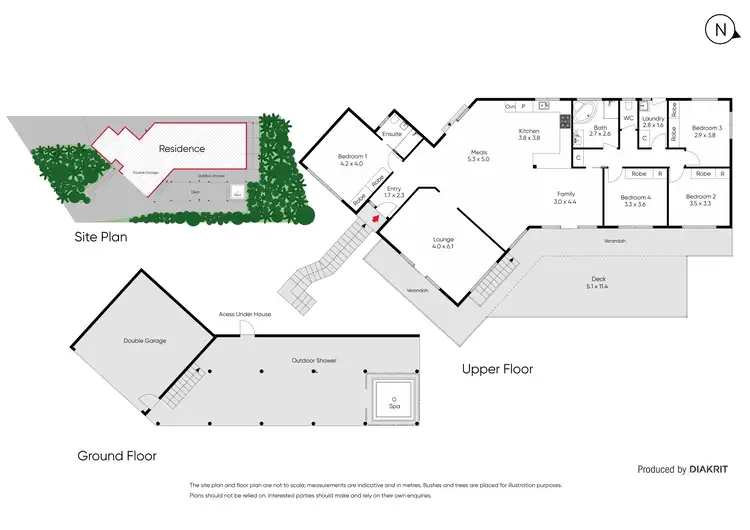 Floorplan of Homely house listing, 2 Anne Drive, Dromana VIC 3936