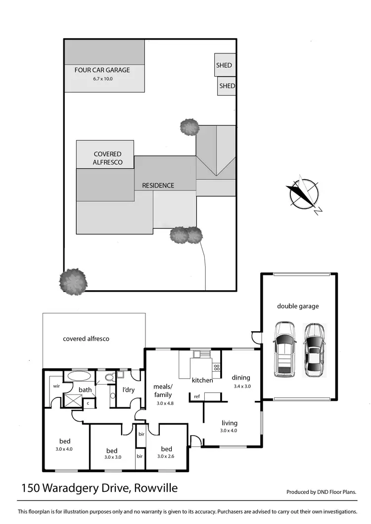 Floorplan of Homely house listing, 150 Waradgery Drive, Rowville VIC 3178