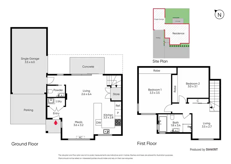 Floorplan of Homely townhouse listing, 2/15 Coleus Street, Dromana VIC 3936