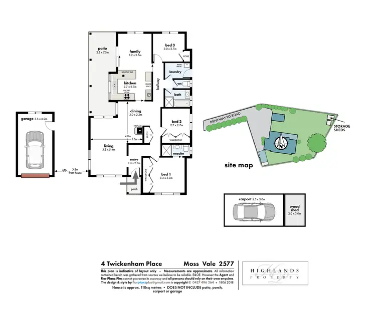 Floorplan of Homely house listing, 4 Twickenham Place, Moss Vale NSW 2577