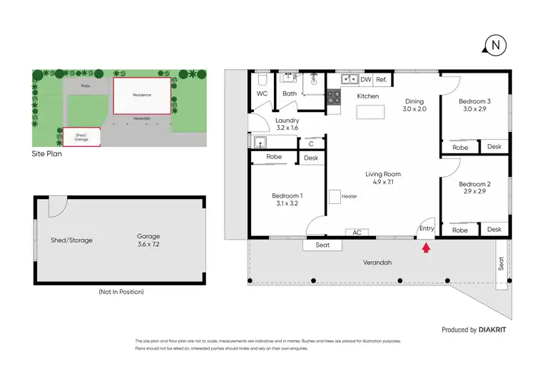 Floorplan of Homely house listing, 40 Hawaii Court, Rye VIC 3941