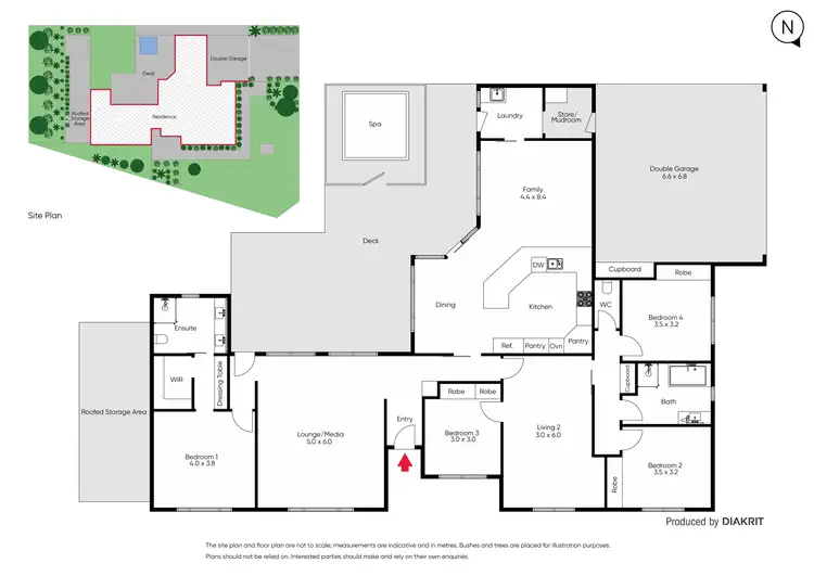 Floorplan of Homely house listing, 23 Caxton Street, Blairgowrie VIC 3942