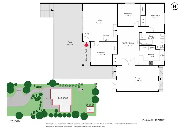 Floorplan of Homely house listing, 28 Doe Street, Rye VIC 3941