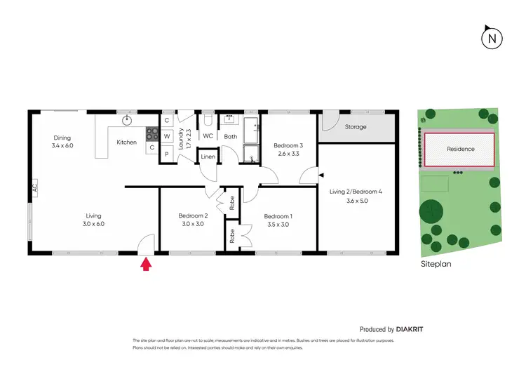 Floorplan of Homely house listing, 13 Monomeith Street, Rye VIC 3941
