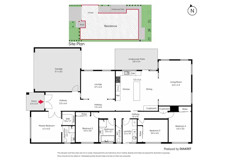 Floorplan of Homely house listing, 6 Allessi Avenue, Wollert VIC 3750