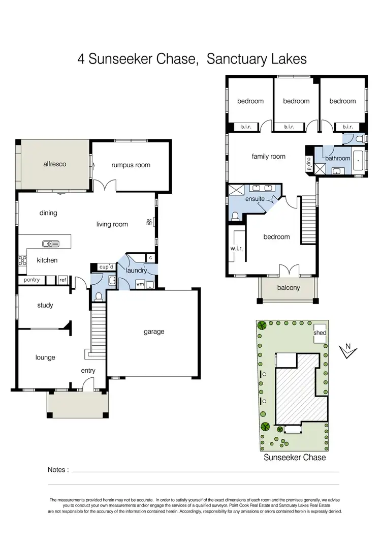 Floorplan of Homely house listing, 4 Sunseeker Chase, Sanctuary Lakes VIC 3030