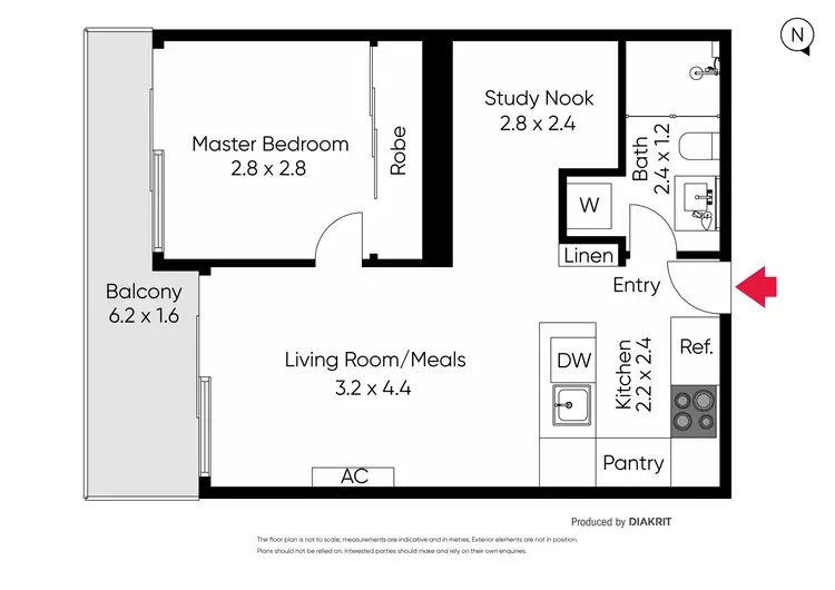 Floorplan of Homely apartment listing, 702/3-15 High Street, Preston VIC 3072