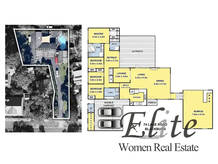 Floorplan of Homely house listing, 74 Lake Road, Blackburn VIC 3130