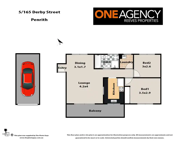 Floorplan of Homely unit listing, 5/165 Derby Street, Penrith NSW 2750