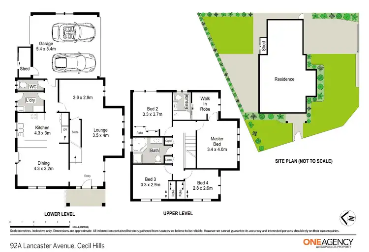 Floorplan of Homely house listing, 92A Lancaster Avenue, Cecil Hills NSW 2171