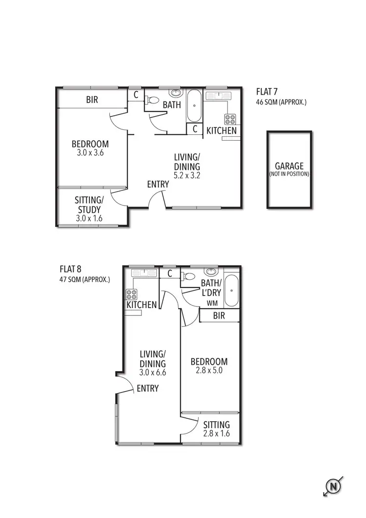Floorplan of Homely apartment listing, 7/21 Park  Street, St Kilda West VIC 3182