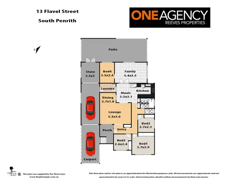 Floorplan of Homely house listing, 13 Flavel Street, South Penrith NSW 2750