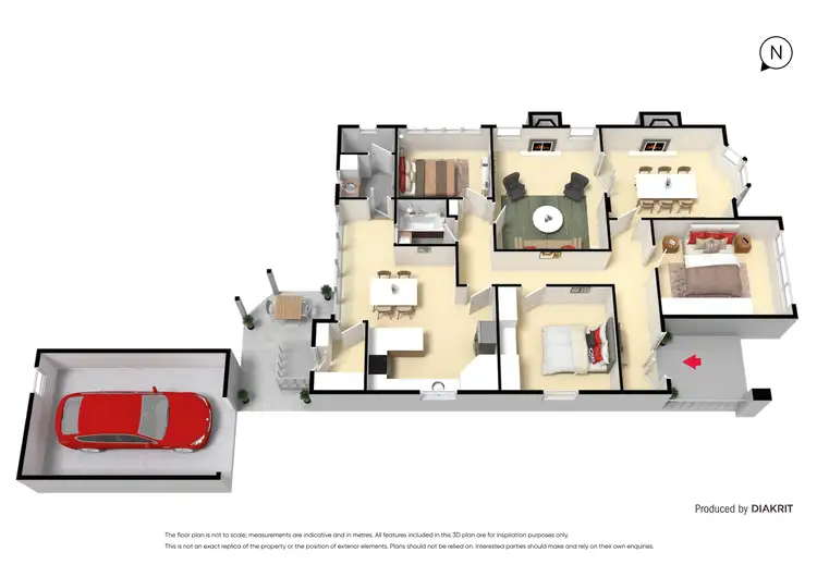Floorplan of Homely house listing, 4 Nightingale Street, Newington VIC 3350