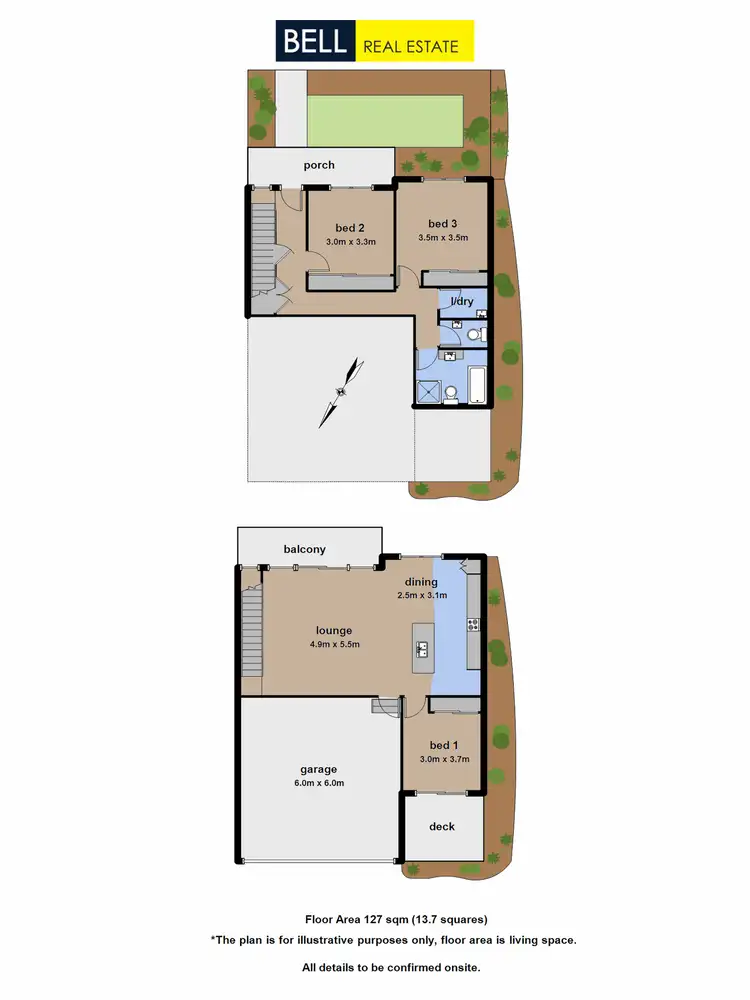 Floorplan of Homely townhouse listing, 2 Nicky Close, Mooroolbark VIC 3138