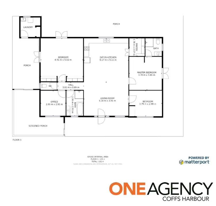 Floorplan of Homely house listing, 239 Curlew Drive, Lanitza NSW 2460