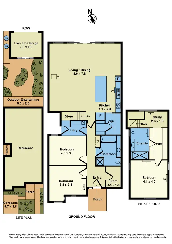 Floorplan of Homely house listing, 18A Junction Street, Newport VIC 3015