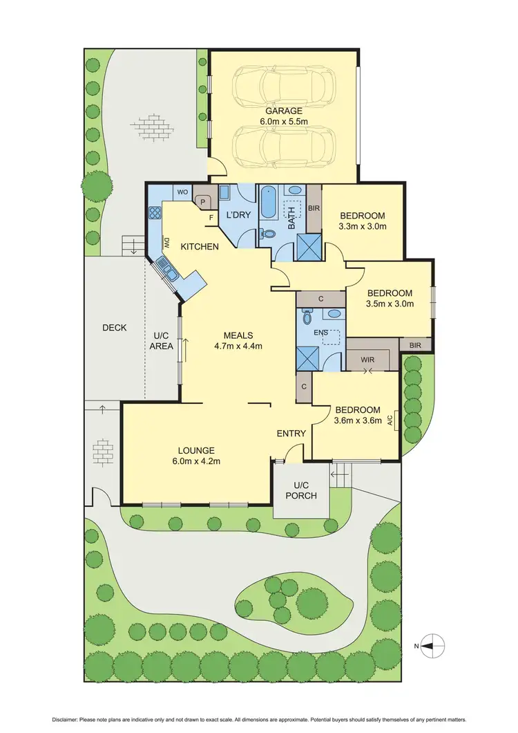 Floorplan of Homely unit listing, 1/45 Edwards Street, Lower Plenty VIC 3093