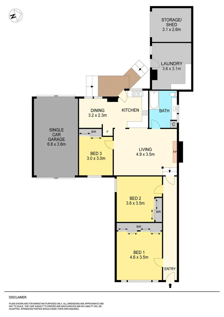 Floorplan of Homely house listing, 521 Ligar Street, Soldiers Hill VIC 3350