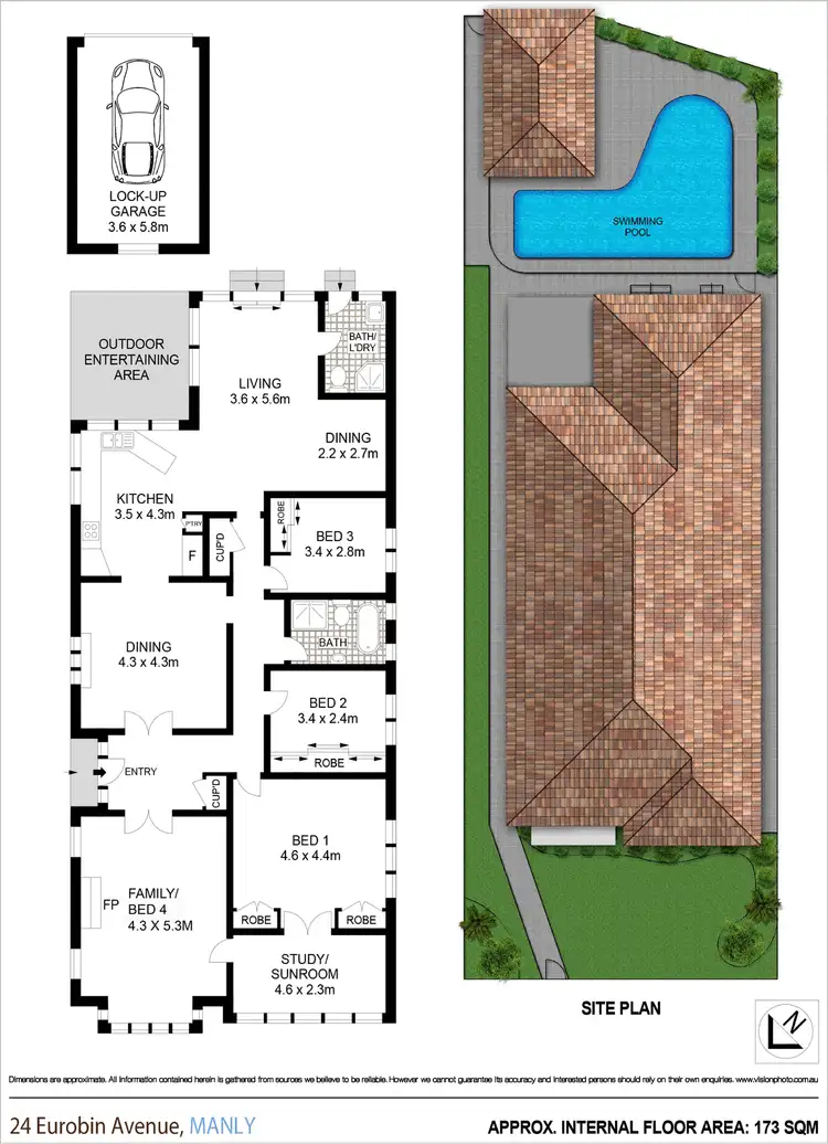Floorplan of Homely house listing, 24 Eurobin Avenue, Manly NSW 2095