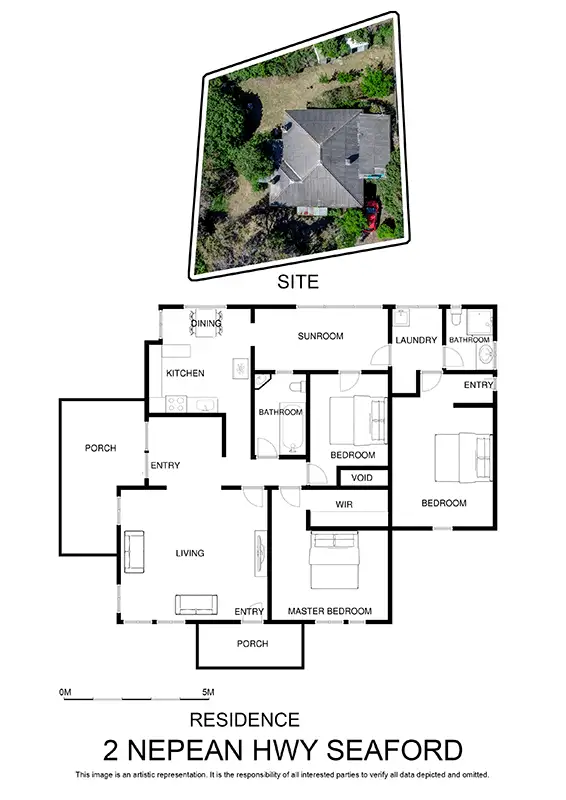 Floorplan of Homely house listing, 2 Nepean Highway, Seaford VIC 3198
